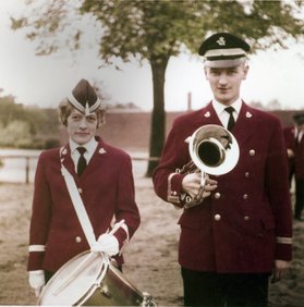 Bente og Carlo Thorup, Odense Postorkester (ca. 1965)